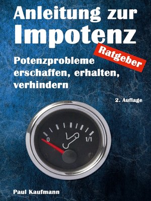 cover image of Anleitung zur Impotenz